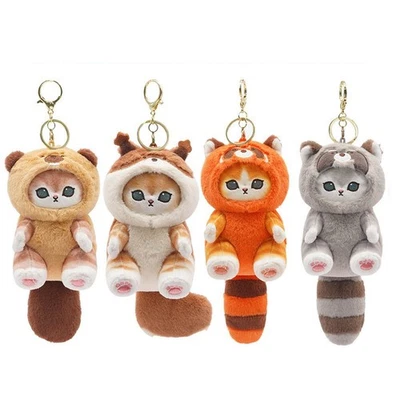 Cartoon Mofusand Plush Doll Keyrings Stuffed Animals Keychains Bag Amine Pendant - Image 1 of 4