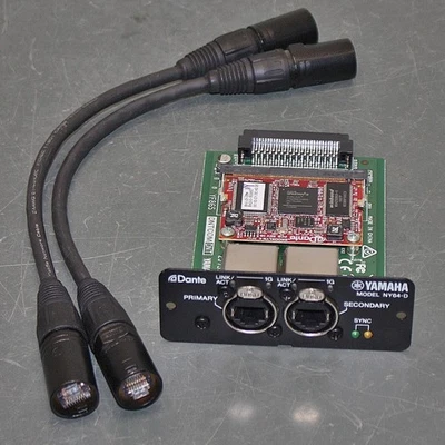 ROTA - Tarjeta de expansión Yamaha Dante NY64-D, entrada/salida, para mezcladores TF Foto 1 de 4