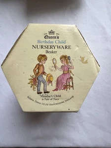 Rosina China Queen’s Birthday Child Nursery Ware Beaker Friday Collectible - Picture 1 of 8