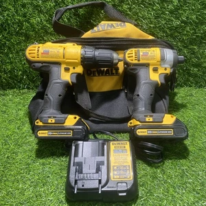 Dewalt 20v Max Cordless Drill And Impact Driver, Power Tool Combo Kit With 2 - Picture 1 of 19