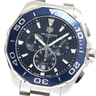 TAG HEUER Aqua racer CAY111B Chronograph Date Quartz Men's Watch_906490 - Image 1 of 4