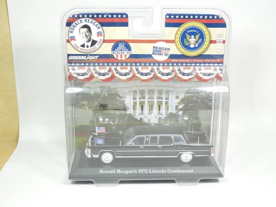 Greenlight 86120-B 1/43 1972 年林肯大陆豪华轿车压铸模型汽车 — 第 1/1 张图片