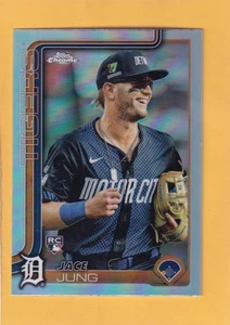 2025 topps Chrome Image Variation #225 Jace Jung Detroit Tigers NM-MT+ RC Rookie - Picture 1 of 2