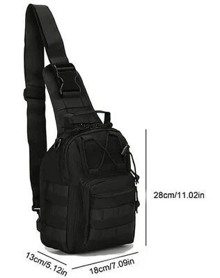 Mochila Bolso Bandolera Táctico Pecho Hombro Riñonera Bandolera Molle Bolsa Foto 1 de 4
