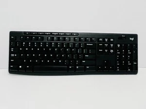 Reliable Wireless Logitech K270 Keyboard Logo Compact Spill Resistant *No Bat - Bild 1 von 11