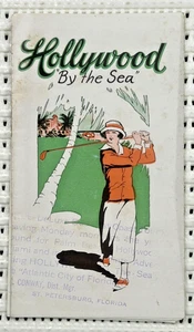 1924 Hollywood By The Sea Florida Tourist Resort Golfing Fishing - Picture 1 of 3