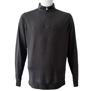 Peter Millar Pullover Men Size L Crown Comfort 1/4 Zip Cotton Modal Blend Golf - Picture 1 of 5