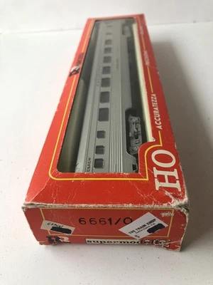 Rivarossi HO California Zephyr Silver Aspen D&RGW Roomette Car #6661/0 - Image 1 of 4