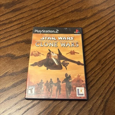 Star Wars The Clone Wars (PlayStation 2, 2002) CIB w/ Warranty Cleaned Tested - Image 1 of 4