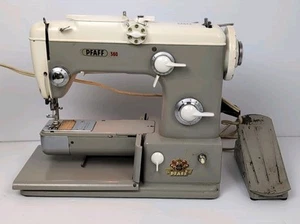 Pfaff 360 Sewing Machine Powers On But Not Fully Tested Sold As Is See Pictures - Picture 1 of 11