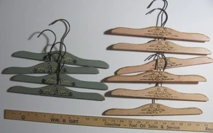 Lot of 10 Vintage 1930s Children’s Clothes Hangers - Picture 1 of 7