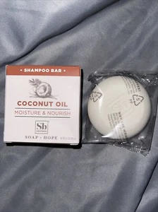 Soapbox Shampoo Bar Olio di Cocco, Shampoo Barra Solida Eco Friendly per Capelli - Foto 1 di 4
