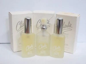 REVLON CHARLIE WHITE COLOGNE SPRAY 0.5 OZ BOXED *DETAIL* (LOT OF 3) - Picture 1 of 5
