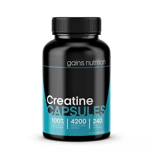 Creatine Monohydrate - 4200mg - 240 Vegan Capsules - Strength Gain Muscle Growth - Picture 1 of 5