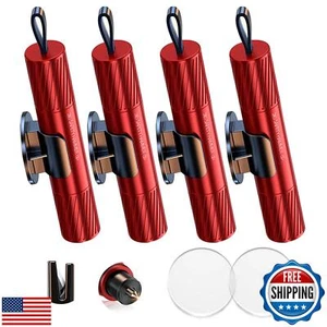 PILISPARK 4 Pack Car Window Breaker and Seatbelt Cutter,Auto Rescue Tool,Safe - Picture 1 of 5