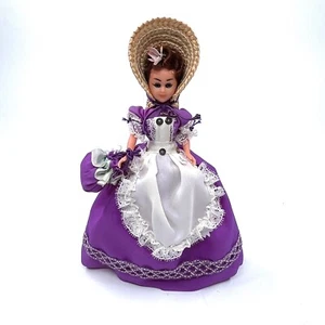 Vintage Valais Souvenir Doll From Toulouse 8” Tall In Traditional Dress France - Picture 1 of 8