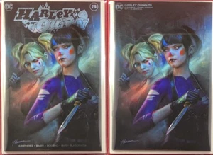 HARLEY QUINN #75 SHANNON MAER COMERCIO MÍNIMO EXCLUSIVO VARIANTE CONJUNTO CASI NUEVO PUNCHLINE - Imagen 1 de 3