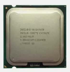 Intel Core 2 Extreme QX9650 LGA775 CPU Processor 3GHz Quad-Core 4T 130W qx9650 - Picture 1 of 4
