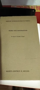 Teoria dell'informazione A CURA DI J. ROGER Il Mulino - Picture 1 of 1