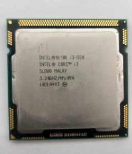 Intel Core i3-550 3.20GHz Dual-Core CPU Processor SLBUD LGA1156 Socket - Picture 1 of 2