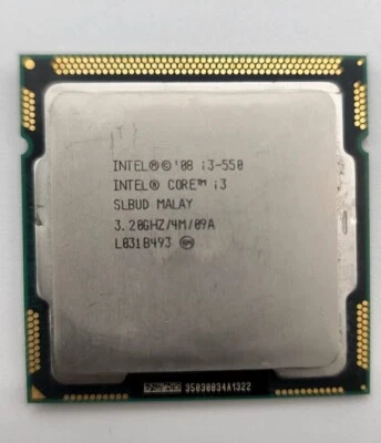Intel Core i3-550 3.20GHz Dual-Core CPU Processor SLBUD LGA1156 Socket - Image 1 of 2