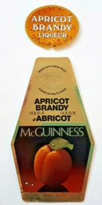 McGUINNESS Apricot Brandy LABEL Canada Spirit Liqueur 5-5/8" - Picture 1 of 2