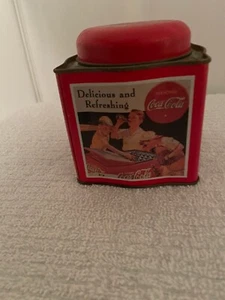 Vtg 1992 Coca Cola Can Bristol Ware Tin can w Boys in Baseball uniforms -$12.91 - Picture 1 of 5