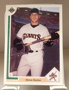 1991 Upper Deck - Star Rookie Steve Decker (RC) #25