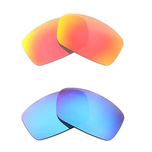 Lentes polarizadas Walleva rojo fuego + azul hielo para gafas de sol óptica espía Colt - Imagen 1 de 7