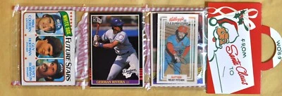 Mixed Years & Sport Vintage Topps Holiday Baseball Card Rack Pack (Rare) - Image 1 of 2