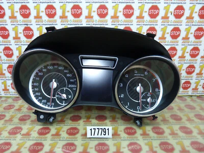 Mercedes Benz CLA45 2014 2015 cuadro de instrumentos velocímetro 1179006201 74 k OEM Foto 1 de 4