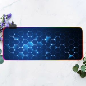 Rubber Keyboard Mat Glowing Keyboard Mat Gaming Mousepad Keyboard Pad - Afbeelding 1 van 12