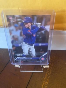 2023 TOPPS NOW PETE CROW-ARMSTRONG TALLIES 1ST RBI ROOKIE CARD RC CHICAGO CUBS - Picture 1 of 2