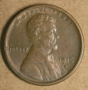 1C 1916-S Lincoln XF-AU Detail San Francisco Mint * AvenueCoin - Picture 1 of 3