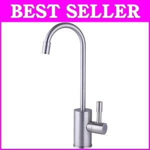 Luxury Brushed Nickel Instant Hot Water Tap with Single Lever and Safety Feature - Picture 1 of 6