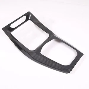 Dry  Carbon Fiber Center Console Gear Shift Panel Cover For BWM X3 X4 M40i 2022+ - Picture 1 of 7