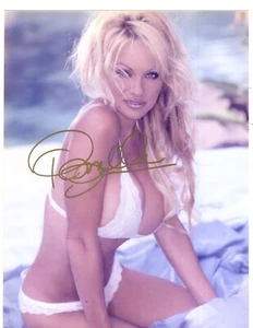 Pamela Anderson Signed Autographed 8X10 Photo Baywatch Playboy W/COA - Picture 1 of 3