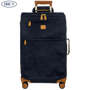 BRIC'S LIFE softside trunk Trolley spinner suitcase Medium 27.9" blue navy - Picture 1 of 11