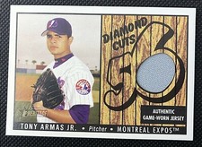 Tony Armas Jr. 2003 Bowman Heritage Diamond Cuts Relics #TA Jersey Card A Expos