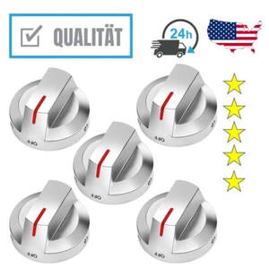5 pezzi manopole per stufa a gas DG94-03500A/Z compatibili con stufa Samsung NX60T8111SS/AA - Foto 1 di 8
