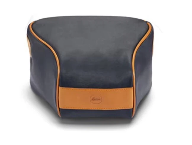 19574 Official Leica Etas Pouch Coated Canvas / Midnight Blue - Image 1 of 1