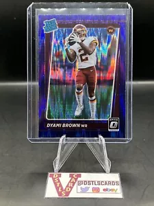 2021 Donruss Optic - DYAMI BROWN RATED ROOKIE PURPLE SHOCK PRIZM #223 - Foto 1 di 3
