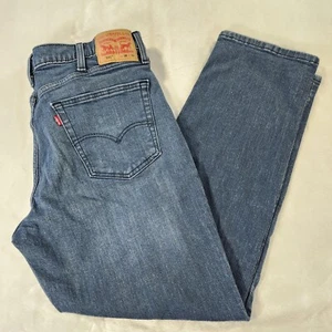 Levis 541 Denim Jeans 38x32 Fits 38x30 Blue Western Athletic Taper - Picture 1 of 11
