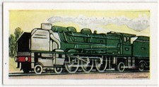 MORNING FOODS TRADE CARD WORLD LOCOMOTIVES 1956 No. 5 THE FLECHE D'OR