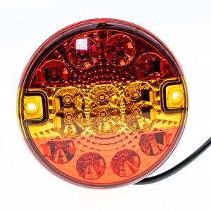 LED Rückleuchten rund 12-24V flach - Bild 1 von 4