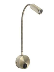 Gooseneck 3W Wall Sconces Lamp Bedside Light Fixture Switch Cabinet Spotlight - Picture 1 of 35