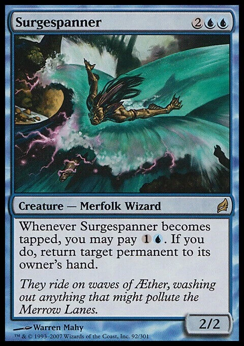 Surgespanner PL Lorwyn MTG Magic the Gathering Blue English Card - Image 1 of 1