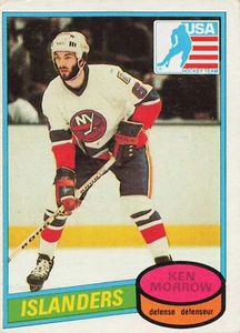 1980-81 O-Pee-Chee Ken Morrow RC Rookie New York Islanders #9 - Picture 1 of 2