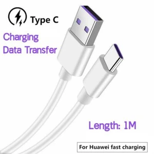 1Pz Cavo di Ricarica Dati Veloce USB C Tipo per Huawei - Foto 1 di 8