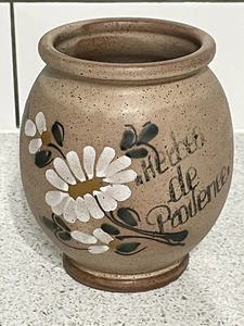 VALLAURIS HANDMADE POTTERY "HERBES DE PROVENCE" HANDPAINTED HERB POT FRANCE - Picture 1 of 9